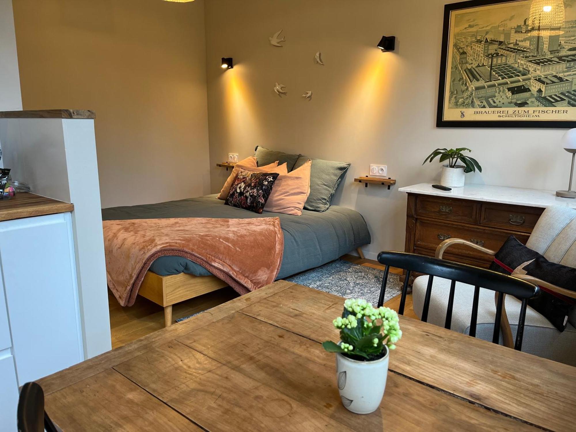 Studio De Charme Avec Terrasse Privee, Jardin Partage Bouxwiller  Bagian luar foto